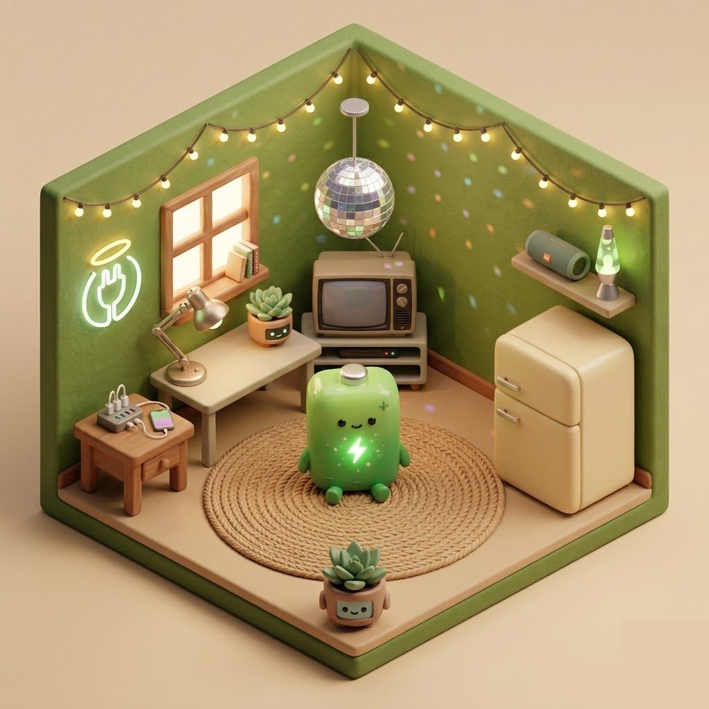 The cozy Power Room you build with Volts